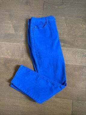 NYDJ Bright Blue Mid-Rise Ankle Length Jeans Size 6